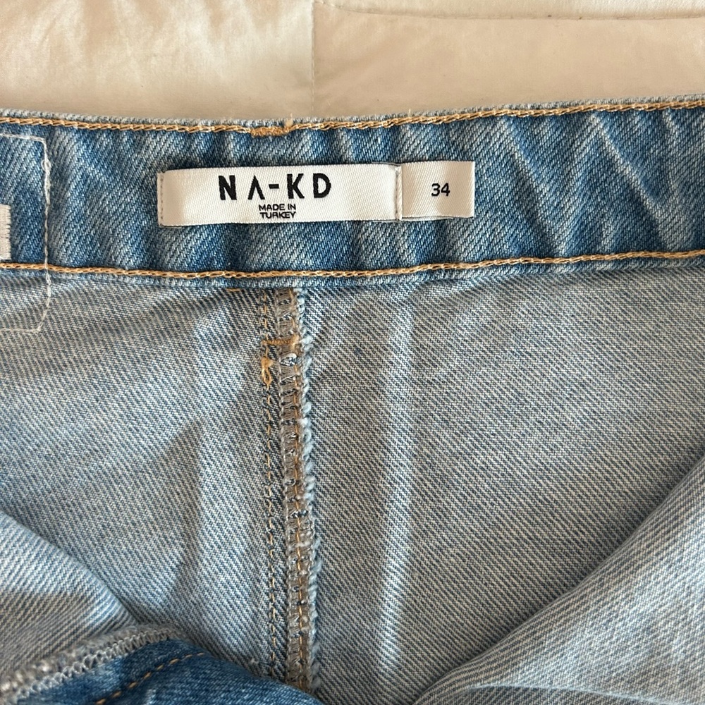Light Blue Denim Maxi Skirt - Picture 9 of 15